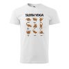 Pánské tričko s potiskem Sloth yoga