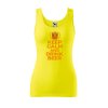 Dámské tílko s potiskem Keep calm beer