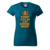Dámské tričko s potiskem Keep calm beer