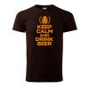Pánské tričko s potiskem Keep calm beer