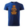 Pánské tričko s potiskem Keep calm beer