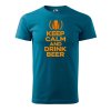 Pánské tričko s potiskem Keep calm beer