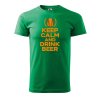 Pánské tričko s potiskem Keep calm beer