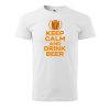 Pánské tričko s potiskem Keep calm beer