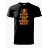 Pánské tričko s potiskem Keep calm beer