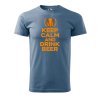 Pánské tričko s potiskem Keep calm beer