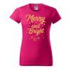 Dámské tričko Merry and Bright