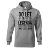 Pánská mikina Legenda symboly 30 let