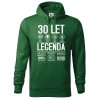Pánská mikina Legenda symboly 30 let