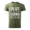 Pánské tričko Legenda symboly 30 let