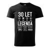 Pánské tričko Legenda symboly 30 let