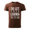 Pánské tričko Legenda symboly 30 let