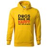 Pánská mikina s potiskem Dogs make me happy