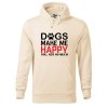 Pánská mikina s potiskem Dogs make me happy