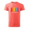 Pánské tričko s potiskem Pride pruhy
