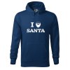 Pánská mikina s potiskem I love Santa