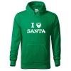 Pánská mikina s potiskem I love Santa