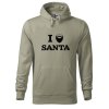 Pánská mikina s potiskem I love Santa
