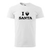 Pánské tričko s potiskem I love Santa