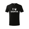Dětské tričko s potiskem I love Santa