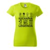 Dámské tričko Kuchařka legenda