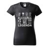 Dámské tričko Kuchařka legenda
