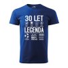 Pánské tričko 30 let legenda symboly