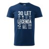 Pánské tričko 30 let legenda symboly