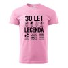 Pánské tričko 30 let legenda symboly