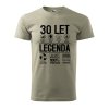 Pánské tričko 30 let legenda symboly