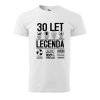 Pánské tričko 30 let legenda symboly