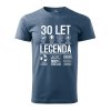 Pánské tričko 30 let legenda symboly