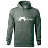 Pánská mikina s potiskem Tep gaming