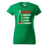 Dámské tričko s potiskem Need beer