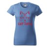 Dámské tričko s potiskem Cat mom