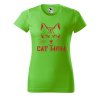Dámské tričko s potiskem Cat mom