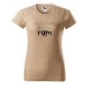 Dámské tričko s potiskem Všude dobře rum
