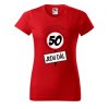 Dámské tričko s potiskem Nebrzdím 50