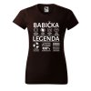 Dámské tričko Babička legenda
