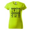 Dámské tričko Babička legenda