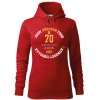 Dámská mikina 70 je jenom číslo