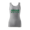 Dámské tílko s potiskem Vegan symboly (Velikost 2XL, Ženy vodácká tílka Apple green)