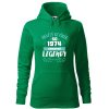 Dámská mikina Zrození legendy (Barva dámské mikiny Malfini Cape Bílá, Velikost - žena NOVÉ 2XL)