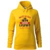 Dámská mikina Zrození legendy (Barva dámské mikiny Malfini Cape Bílá, Velikost - žena NOVÉ 2XL)