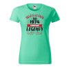 Dámské tričko s potiskem Zrození legendy (Barva trička - ženy (NOVÉ) Apple green, Velikost - všechny NOVÉ 2XL)