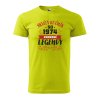 Pánské tričko s potiskem Zrození legendy (Barva trička (muži) NOVÉ Apple green, Velikost - všechny NOVÉ 2XL)