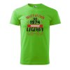 Pánské tričko s potiskem Zrození legendy (Barva trička (muži) NOVÉ Apple green, Velikost - všechny NOVÉ 2XL)