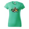 Dámské tričko s potiskem Adventures (Barva trička - ženy (NOVÉ) Apple green, Velikost - všechny NOVÉ 2XL)