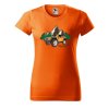 Dámské tričko s potiskem Adventures (Barva trička - ženy (NOVÉ) Apple green, Velikost - všechny NOVÉ 2XL)