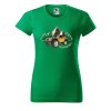 Dámské tričko s potiskem Adventures (Barva trička - ženy (NOVÉ) Apple green, Velikost - všechny NOVÉ 2XL)